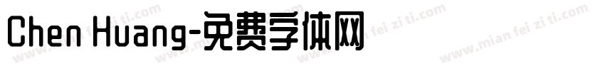 Chen Huang字体转换